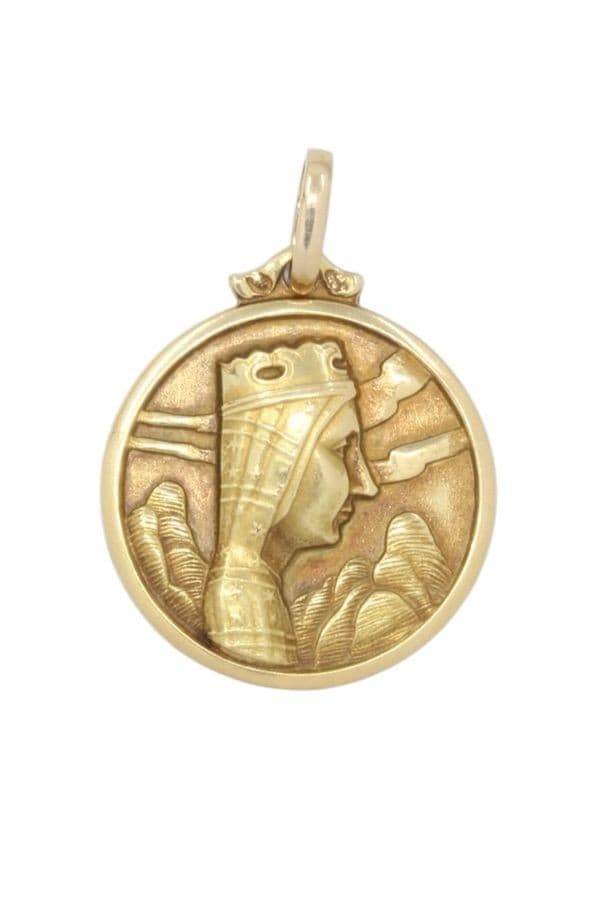 MÉDAILLE VIERGE DU MONTSERRAT — vue 1