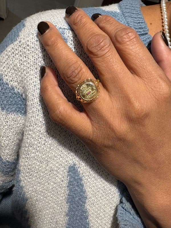 BAGUE D'AMOUR A.AUGIS — vue 2