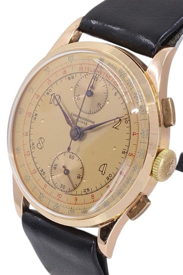 CHRONOGRAPHE SUISSE CIE - OR 18K — vue 4