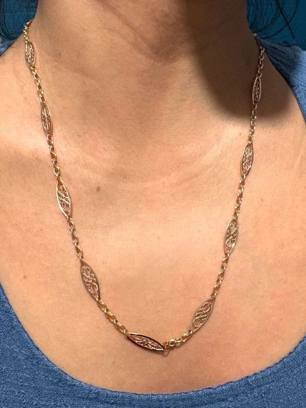 COLLIER ANCIEN FILIGRANE — vue 2
