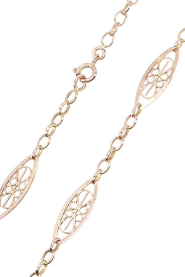 COLLIER ANCIEN FILIGRANE — vue 3