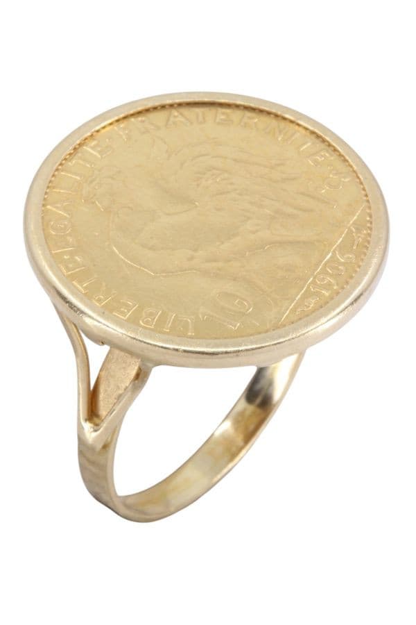 BAGUE PIÈCE 10 FRANCS — vue 3