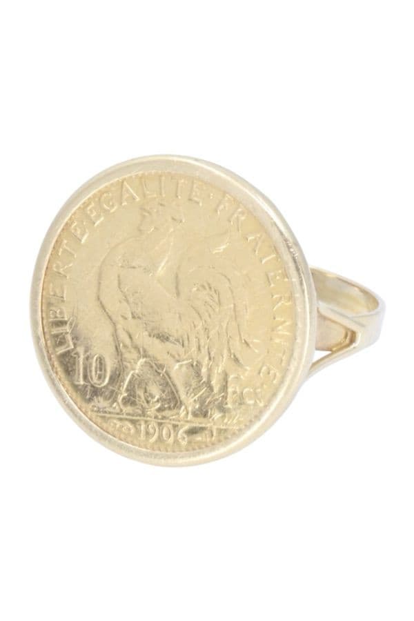 BAGUE PIÈCE 10 FRANCS — vue 5