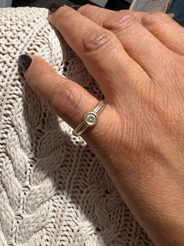 BAGUE CARTIER MONOSTONE — vue 2