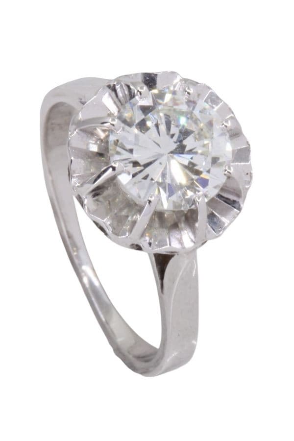 SOLITAIRE ANCIEN DIAMANT 1.20 CARAT — vue 4
