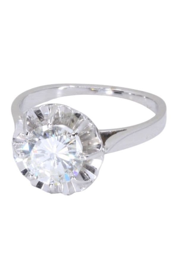 SOLITAIRE ANCIEN DIAMANT 1.20 CARAT — vue 5