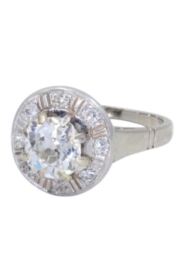 BAGUE ART-DÉCO DIAMANTS — vue 5