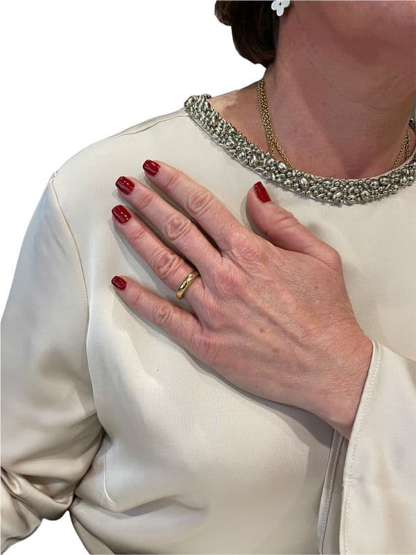 BAGUE JONC MODERNE — vue 2