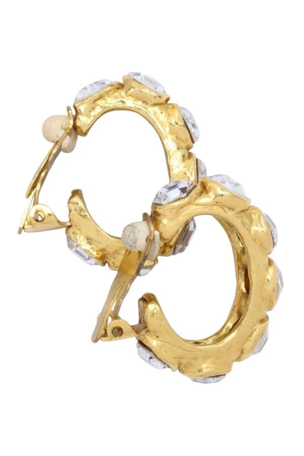 CLIPS CHANEL STRASS VINTAGE — vue 2