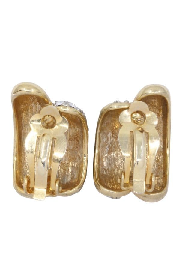 BOUCLES D'OREILLES CLIPS STRASS — vue 2
