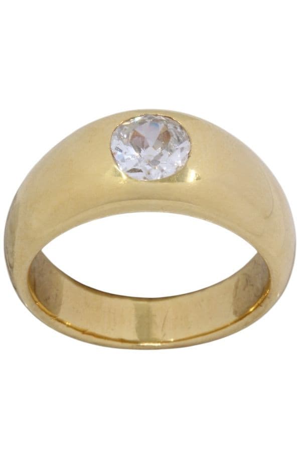 JONC ANGLAIS DIAMANT 0.65 CARAT — vue 1