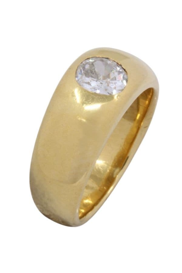 JONC ANGLAIS DIAMANT 0.65 CARAT — vue 3