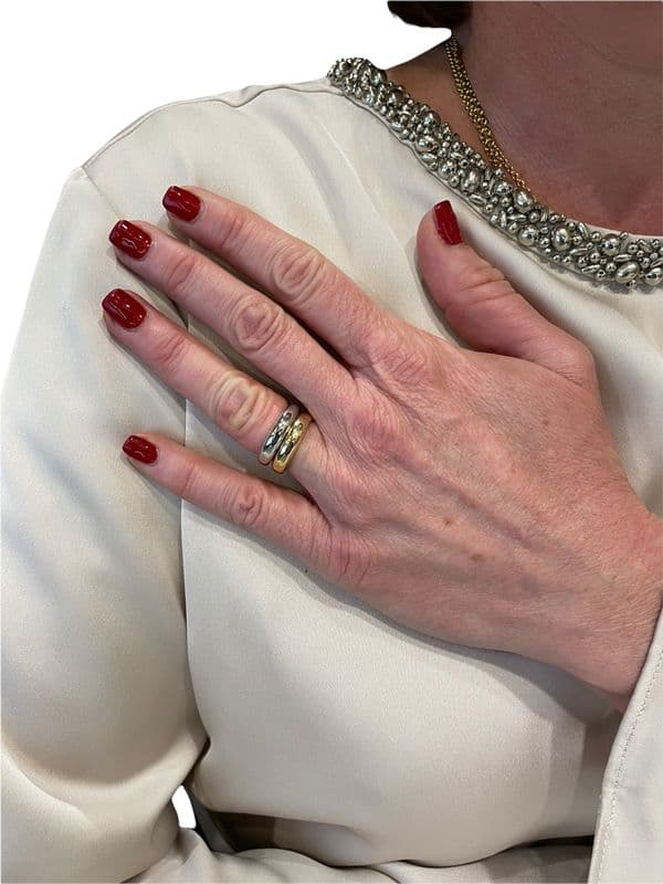BAGUE JONC MODERNE — vue 2