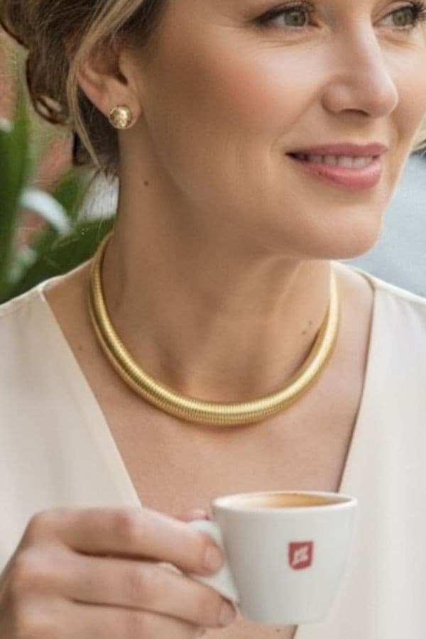 COLLIER ANCIEN TUBOGAS EN CHUTE — vue 2