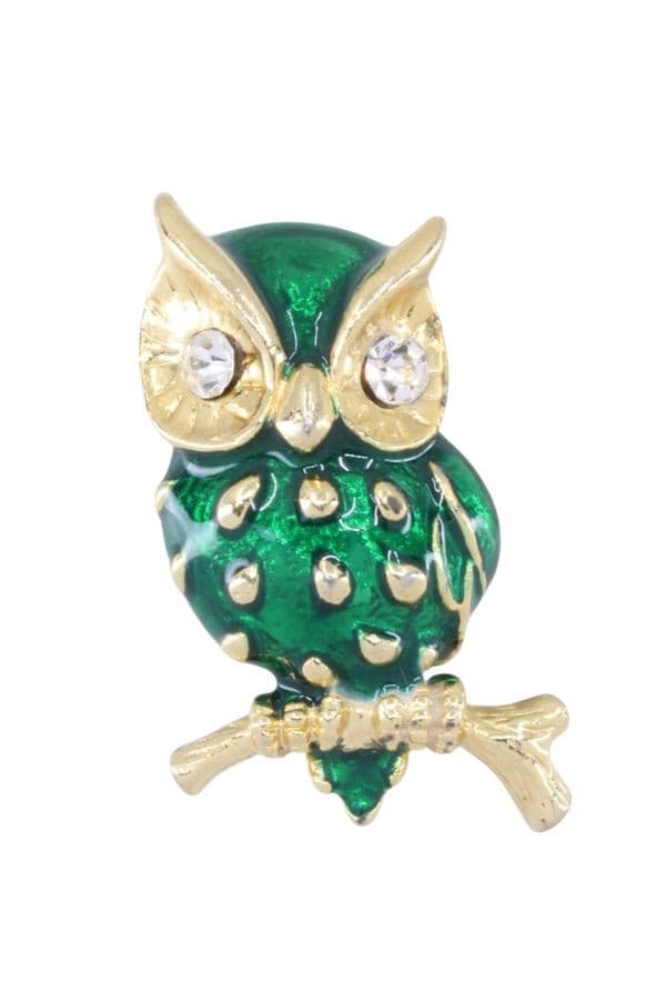 BROCHE FANTAISIE HIBOU — vue 1