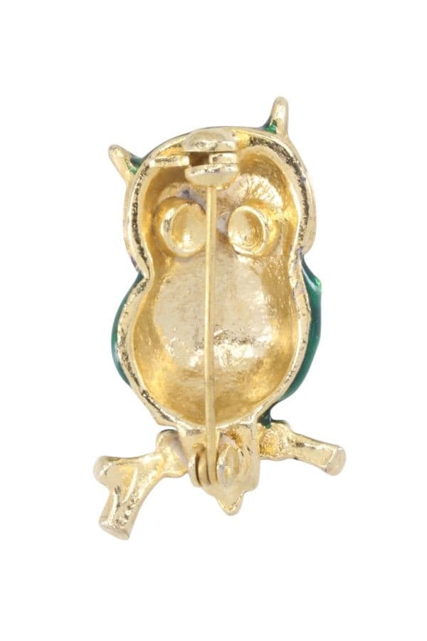 BROCHE FANTAISIE HIBOU — vue 2