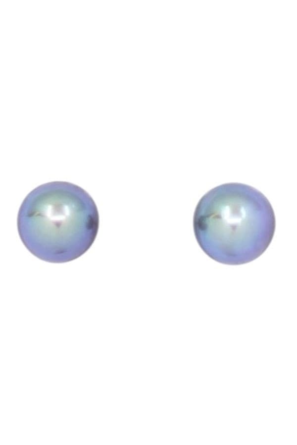 BOUCLES D'OREILLES PERLES NOIRES — vue 1