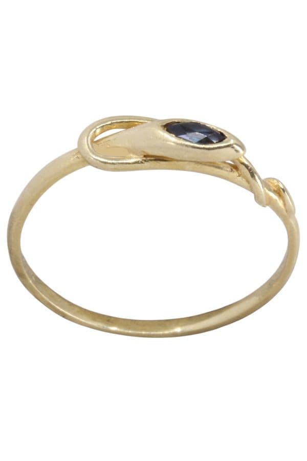 BAGUE SERPENT SAPHIR — vue 1