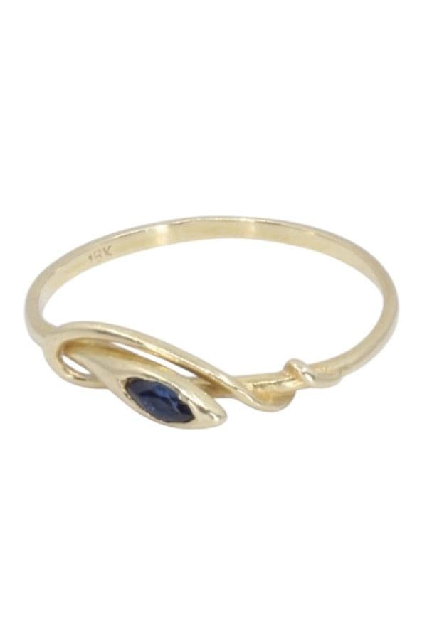 BAGUE SERPENT SAPHIR — vue 5