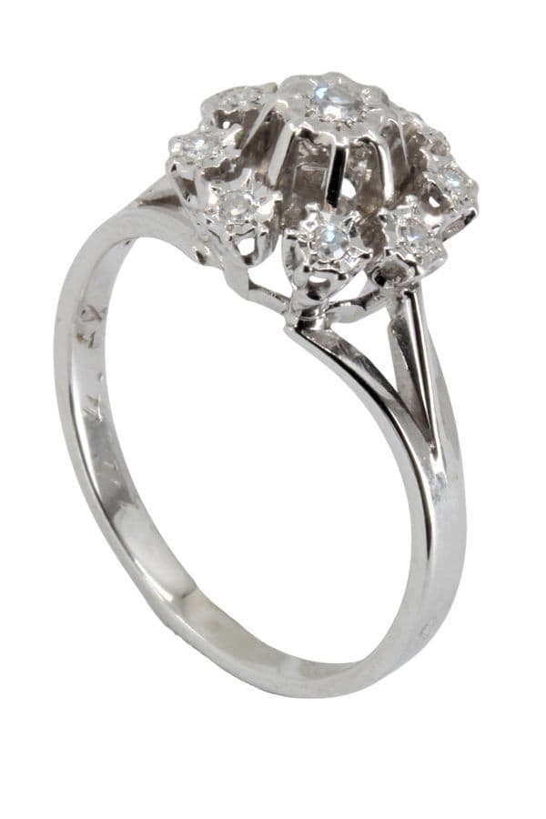 BAGUE MARGUERITE DIAMANTS — vue 5
