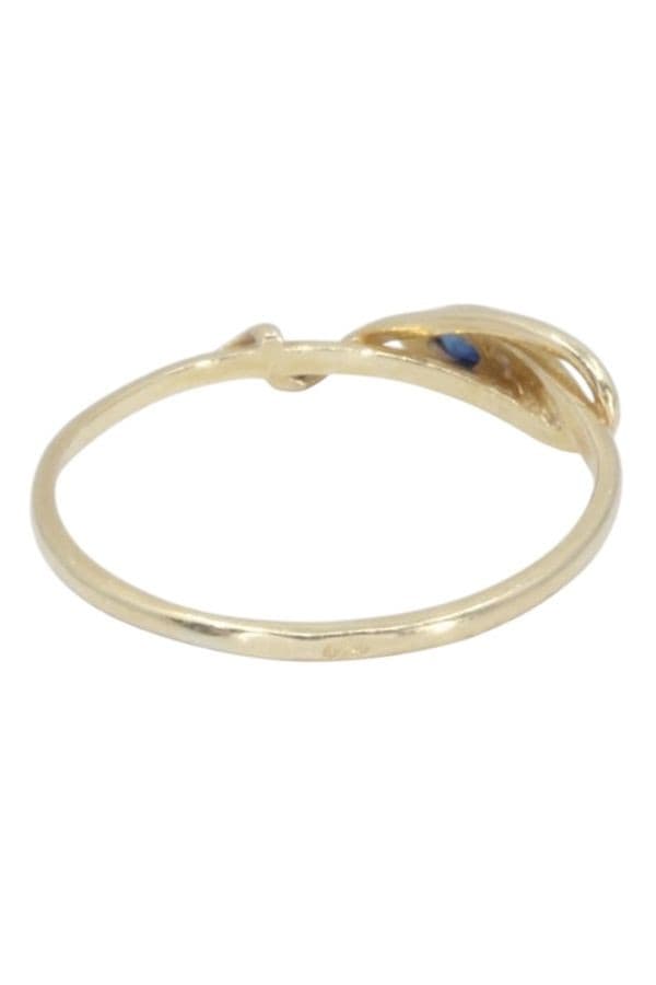 BAGUE SERPENT SAPHIR — vue 6