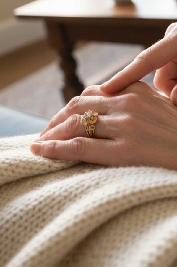 BAGUE DIAMANT 1950' — vue 2