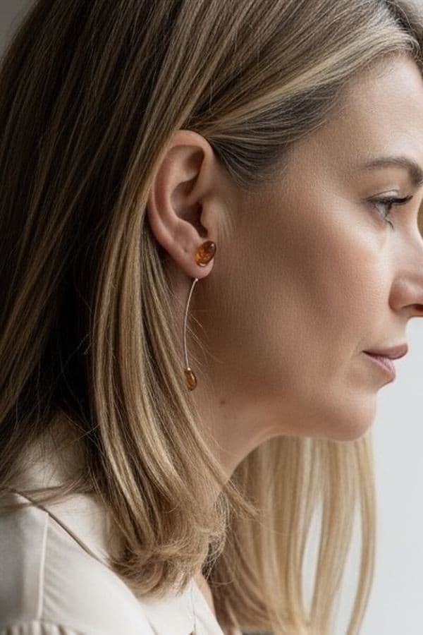 BOUCLES D'OREILLES ARMANI — vue 2
