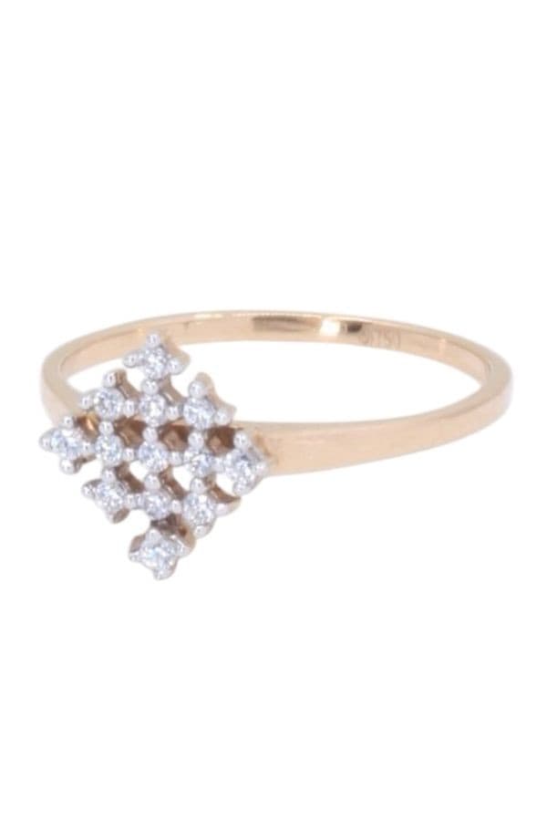 BAGUE MODERNE DIAMANTS — vue 5