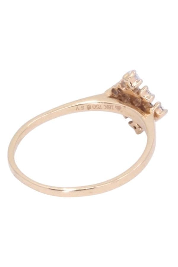 BAGUE MODERNE DIAMANTS — vue 6