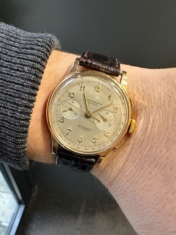 CHRONOGRAPHE SUISSE CIE - OR 18K — vue 2
