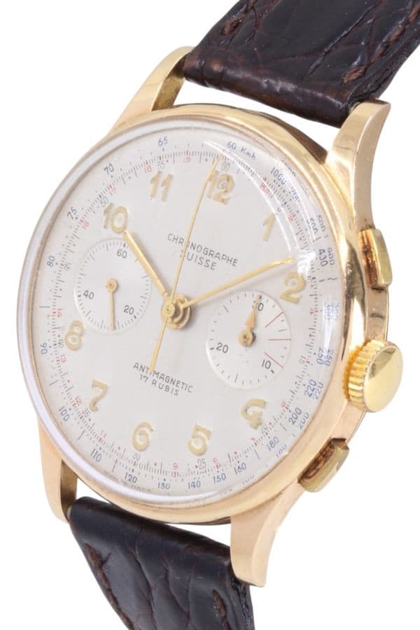 CHRONOGRAPHE SUISSE CIE - OR 18K — vue 4