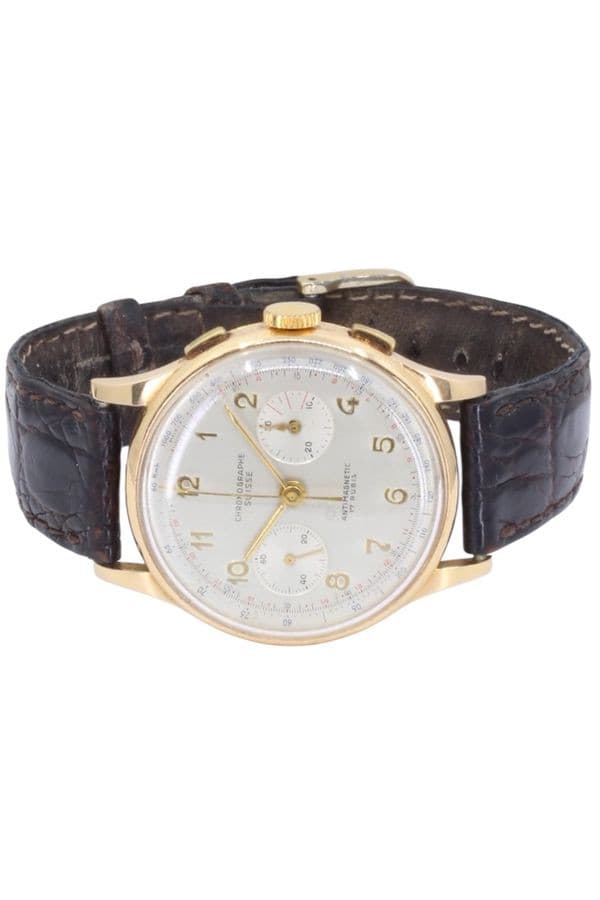 CHRONOGRAPHE SUISSE CIE - OR 18K — vue 5