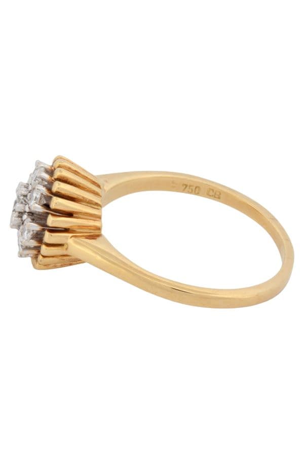 BAGUE MARGUERITE DIAMANTS — vue 3