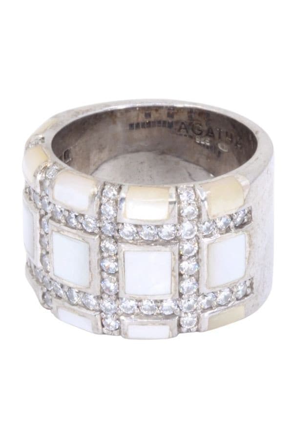 BAGUE AGATHA ARGENT — vue 2
