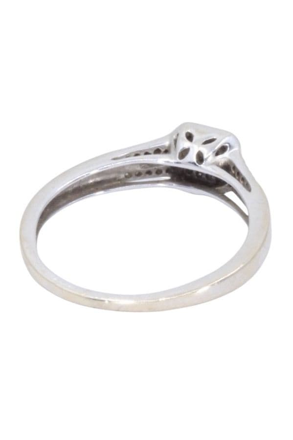 BAGUE DIAMANTS STYLE SOLITAIRE — vue 6
