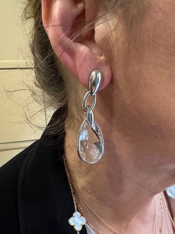 BOUCLES OREILLES SWAROVSKI — vue 2