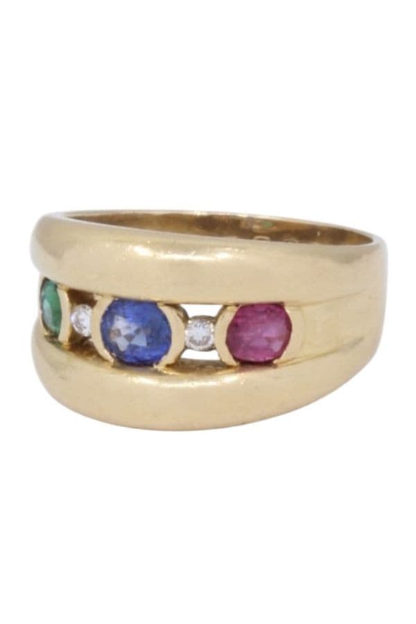 BAGUE JONC TUTTI FRUTTI — vue 5