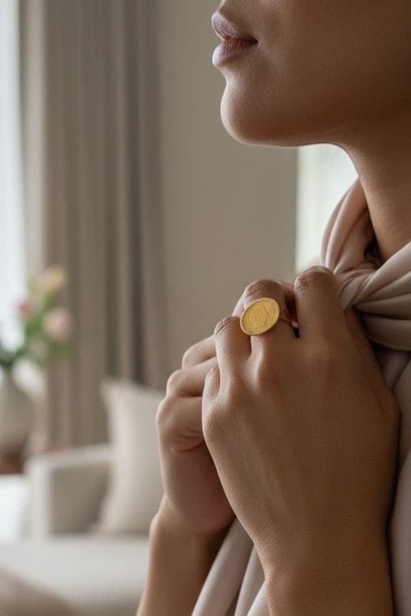 BAGUE PIECE 10 FRANCS — vue 2
