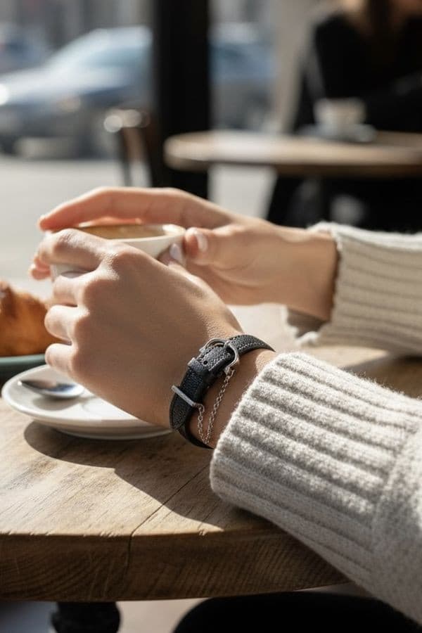 BRACELET CUIR CARTIER — vue 2