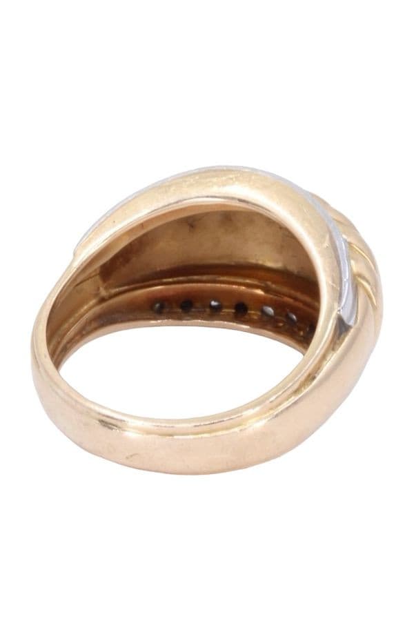 BAGUE JONC GODRON ART-DÉCO — vue 6