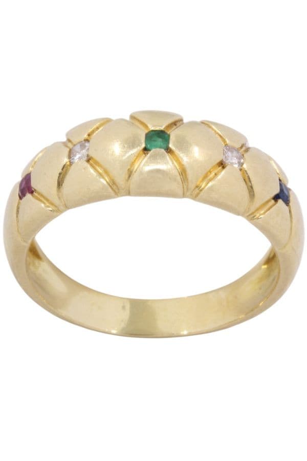 BAGUE JONC MATELASSÉE TUTTI FRUTTI
