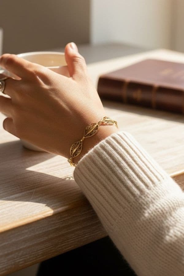 BRACELET ANCIEN FILIGRANE — vue 2