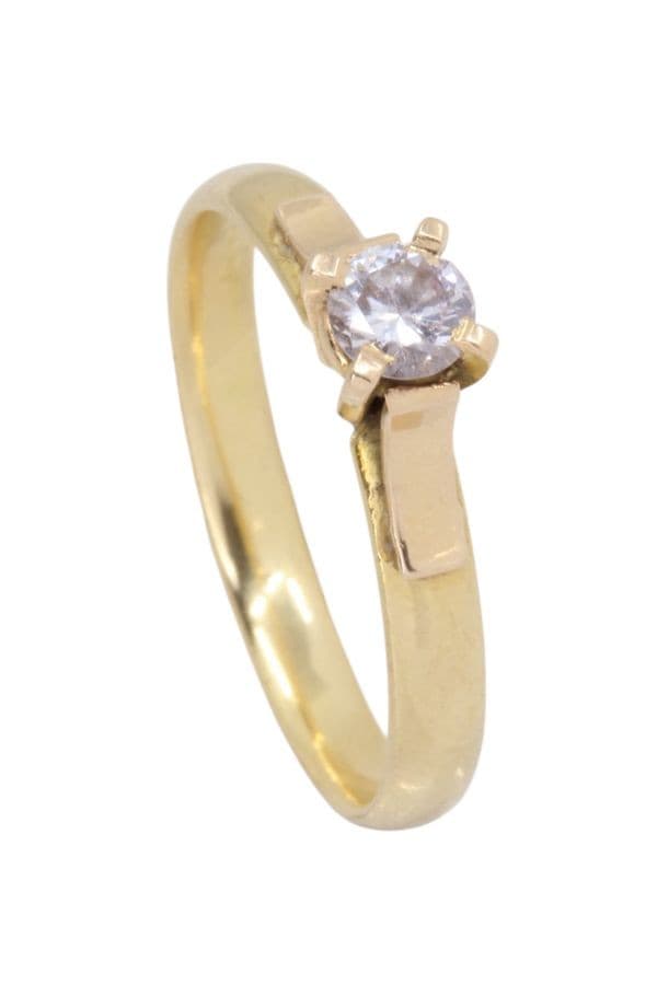 SOLITAIRE DIAMANT 0.23CARAT — vue 4