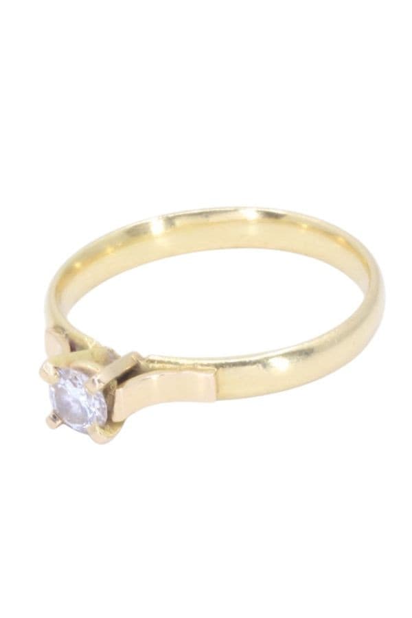 SOLITAIRE DIAMANT 0.23CARAT — vue 5
