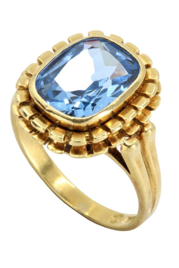 BAGUE MODERNE TOPAZE — vue 6