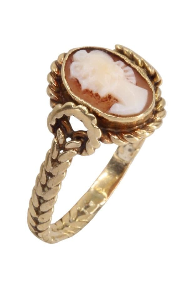 BAGUE ANCIENNE CAMÉE — vue 2