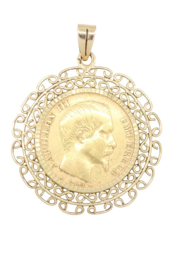 PENDENTIF PIECE NAPOLEON 20 FRANCS