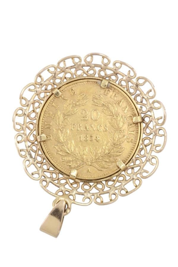 PENDENTIF PIECE NAPOLEON 20 FRANCS — vue 3