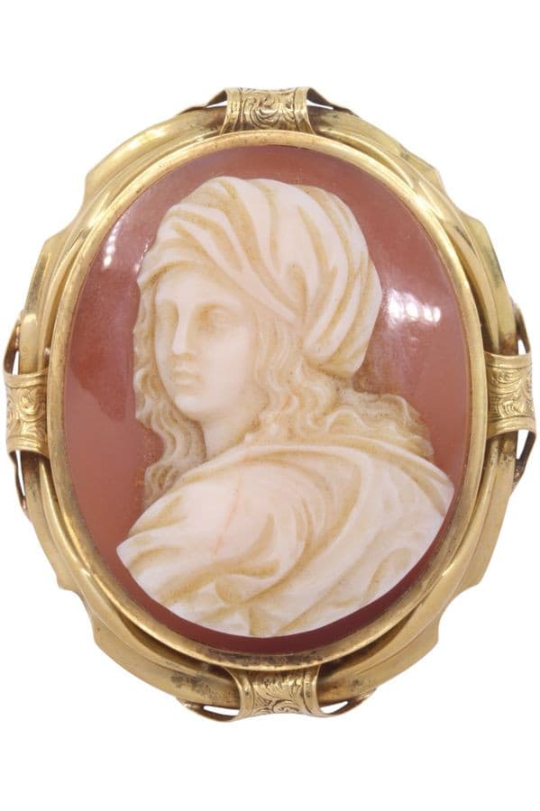 BROCHE-PENDENTIF CAMÉE — vue 1