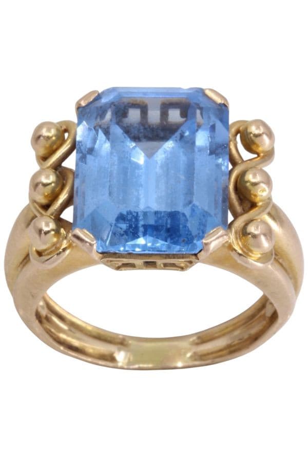 BAGUE ANCIENNE TOPAZE